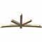 Ekena Millwork Alberta Rough Sawn Timber Gable Bracket, Douglas Fir, 84"W x 35"H x 4"D x 4"F, 10/12 Pitch GBW084X35X0404ALB00RDF - alternate 5